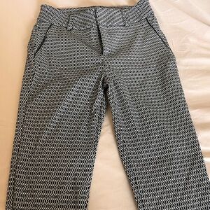 Papaya Business Professional black and white Pants size small